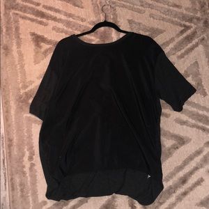 Black dark gray dressy tee shirt